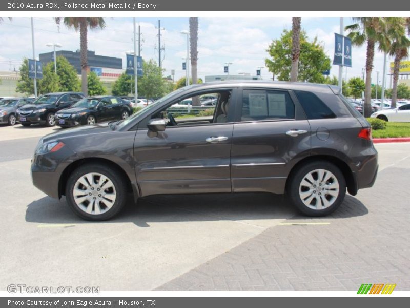 Polished Metal Metallic / Ebony 2010 Acura RDX