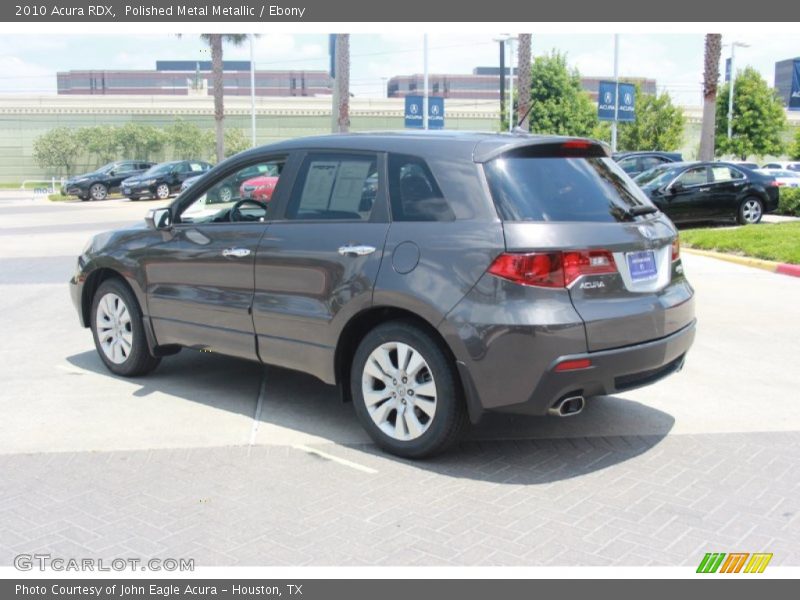 Polished Metal Metallic / Ebony 2010 Acura RDX