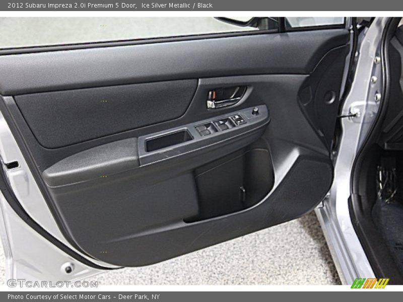 Ice Silver Metallic / Black 2012 Subaru Impreza 2.0i Premium 5 Door
