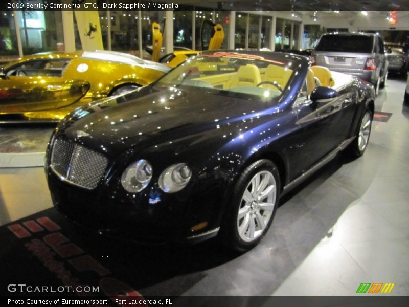 Dark Sapphire / Magnolia 2009 Bentley Continental GTC
