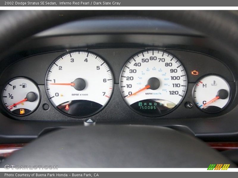  2002 Stratus SE Sedan SE Sedan Gauges