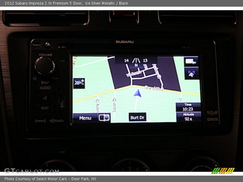 Ice Silver Metallic / Black 2012 Subaru Impreza 2.0i Premium 5 Door