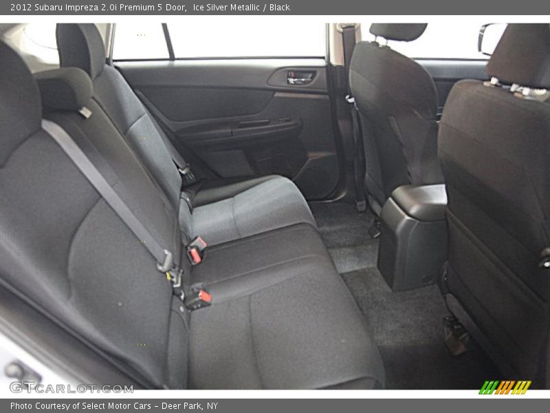 Ice Silver Metallic / Black 2012 Subaru Impreza 2.0i Premium 5 Door