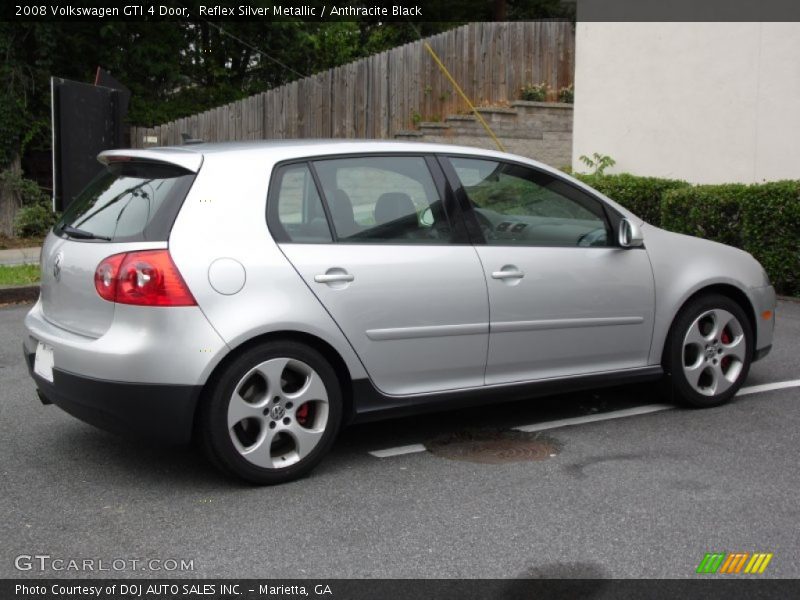 Reflex Silver Metallic / Anthracite Black 2008 Volkswagen GTI 4 Door