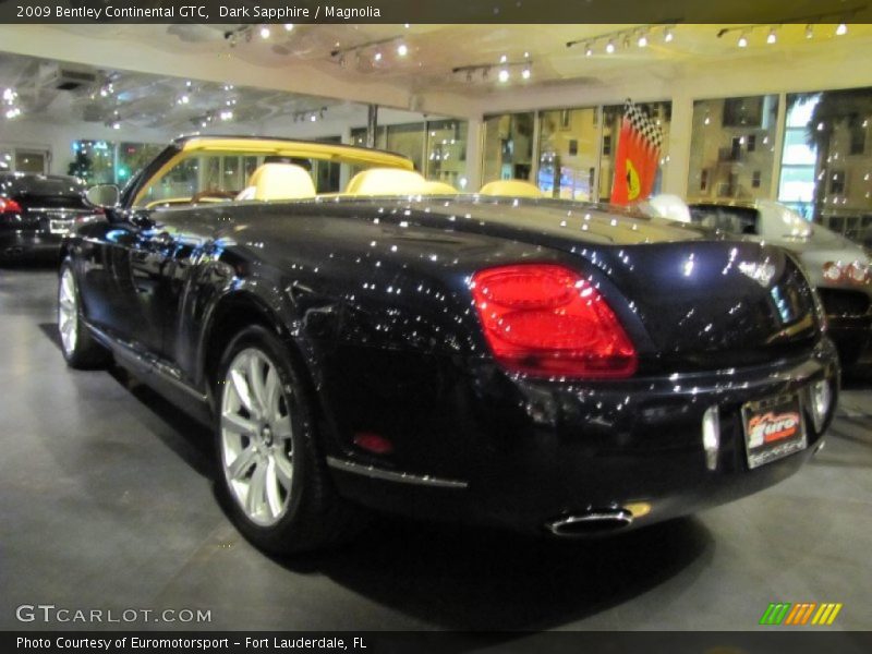 Dark Sapphire / Magnolia 2009 Bentley Continental GTC
