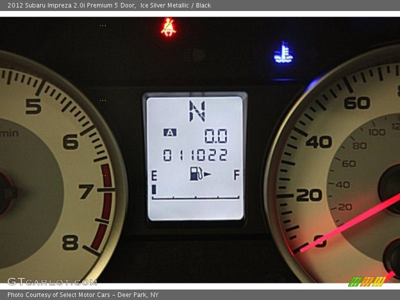 Ice Silver Metallic / Black 2012 Subaru Impreza 2.0i Premium 5 Door