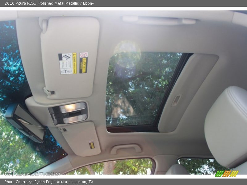 Polished Metal Metallic / Ebony 2010 Acura RDX