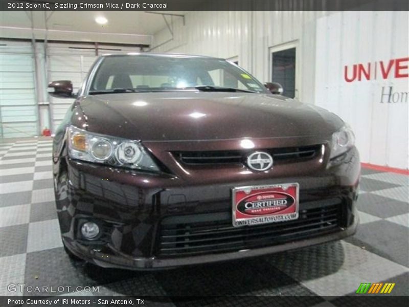 Sizzling Crimson Mica / Dark Charcoal 2012 Scion tC