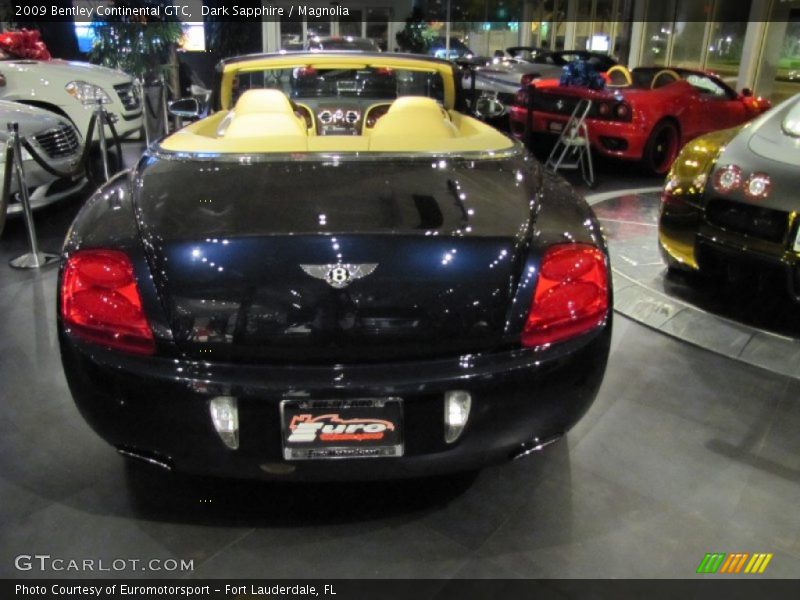 Dark Sapphire / Magnolia 2009 Bentley Continental GTC