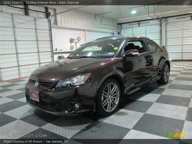 Sizzling Crimson Mica / Dark Charcoal 2012 Scion tC