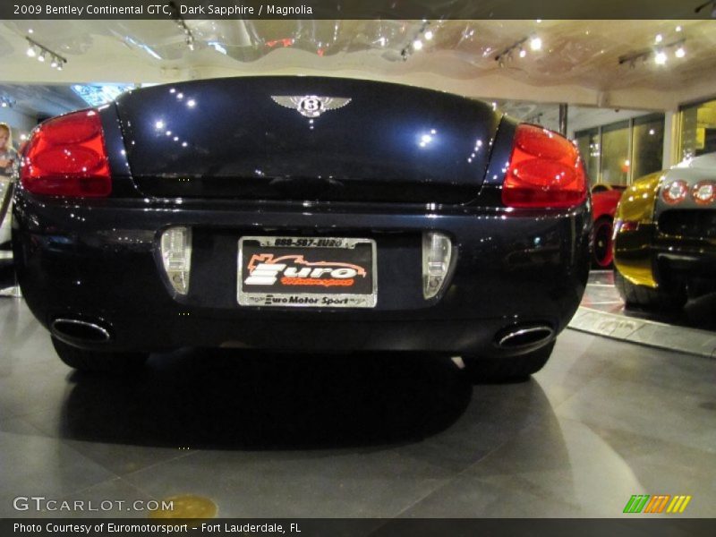 Dark Sapphire / Magnolia 2009 Bentley Continental GTC