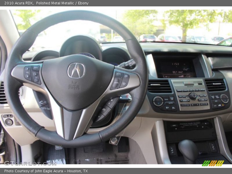 Polished Metal Metallic / Ebony 2010 Acura RDX