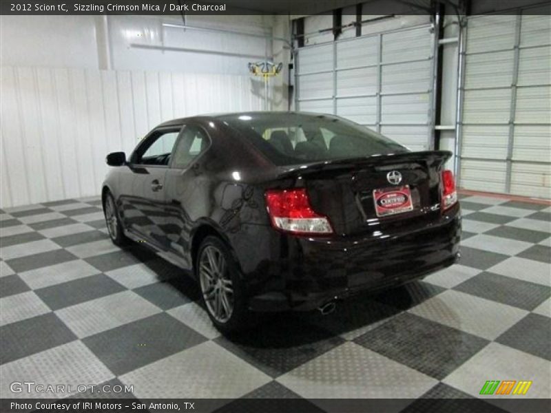 Sizzling Crimson Mica / Dark Charcoal 2012 Scion tC