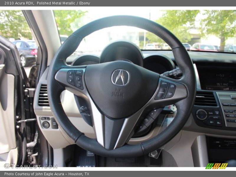 Polished Metal Metallic / Ebony 2010 Acura RDX