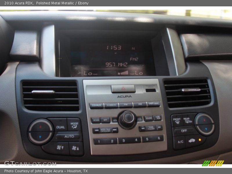 Polished Metal Metallic / Ebony 2010 Acura RDX