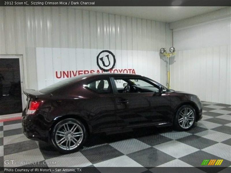 Sizzling Crimson Mica / Dark Charcoal 2012 Scion tC