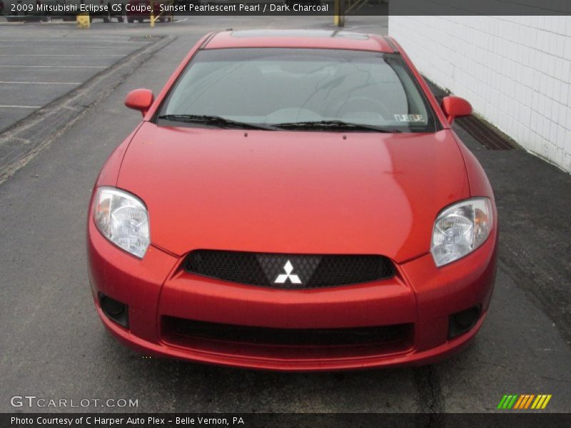 Sunset Pearlescent Pearl / Dark Charcoal 2009 Mitsubishi Eclipse GS Coupe