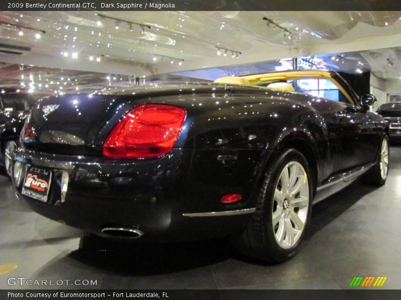 Dark Sapphire / Magnolia 2009 Bentley Continental GTC