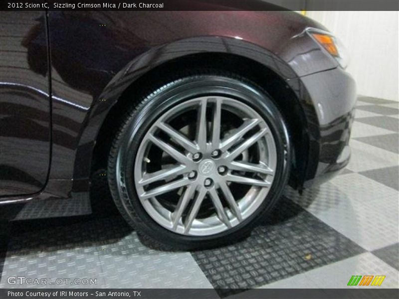 Sizzling Crimson Mica / Dark Charcoal 2012 Scion tC