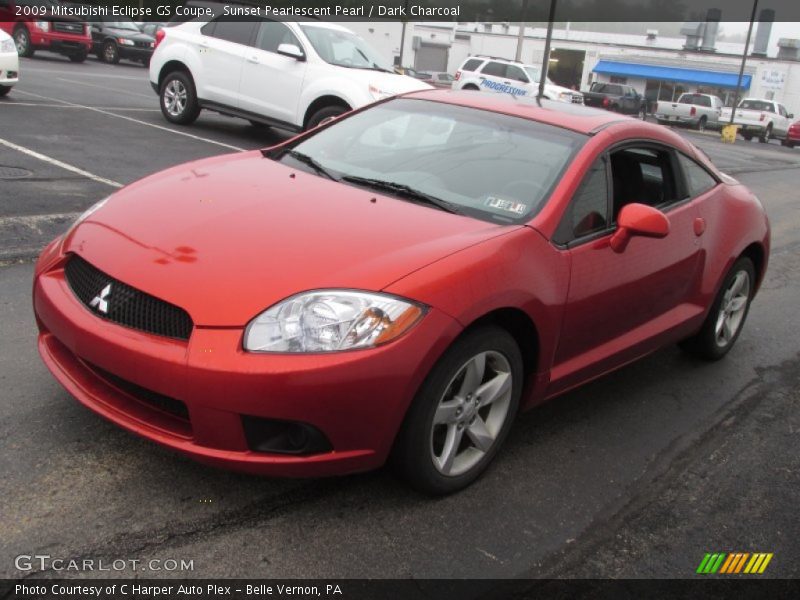 Sunset Pearlescent Pearl / Dark Charcoal 2009 Mitsubishi Eclipse GS Coupe
