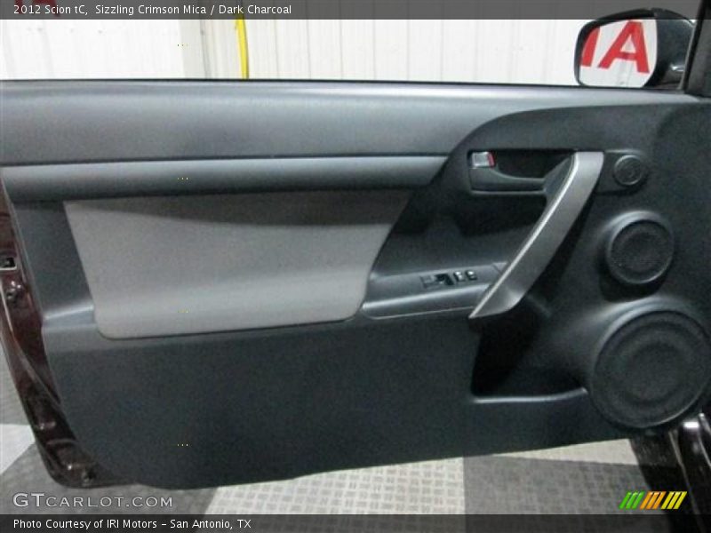 Sizzling Crimson Mica / Dark Charcoal 2012 Scion tC