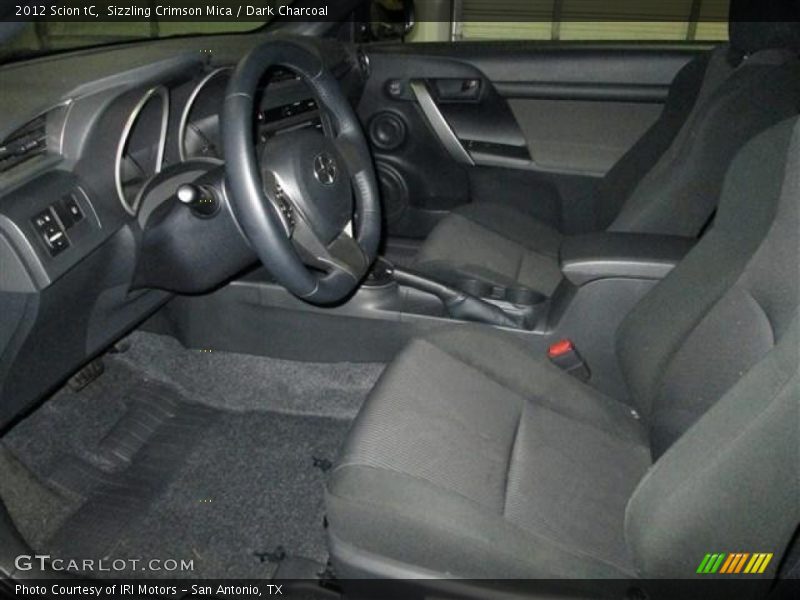 Sizzling Crimson Mica / Dark Charcoal 2012 Scion tC