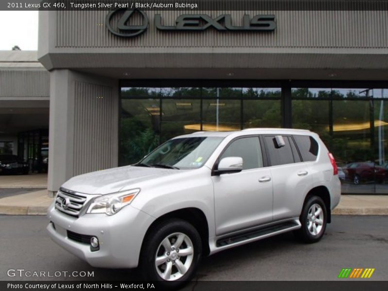 Tungsten Silver Pearl / Black/Auburn Bubinga 2011 Lexus GX 460