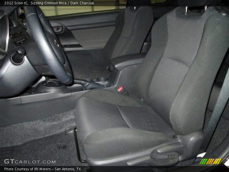 Sizzling Crimson Mica / Dark Charcoal 2012 Scion tC
