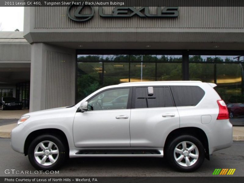 Tungsten Silver Pearl / Black/Auburn Bubinga 2011 Lexus GX 460