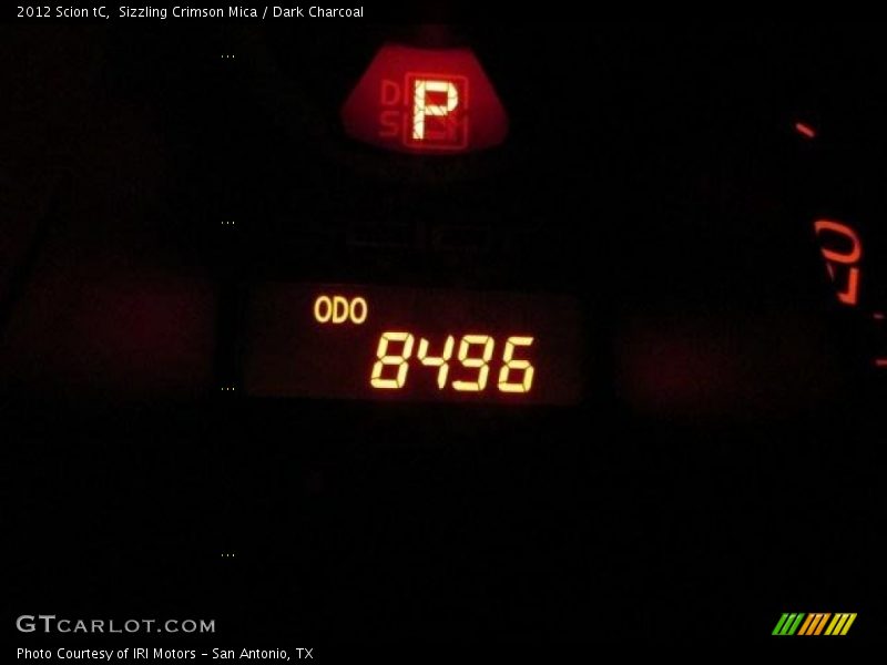 Sizzling Crimson Mica / Dark Charcoal 2012 Scion tC
