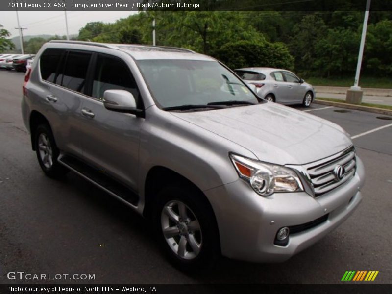 Tungsten Silver Pearl / Black/Auburn Bubinga 2011 Lexus GX 460