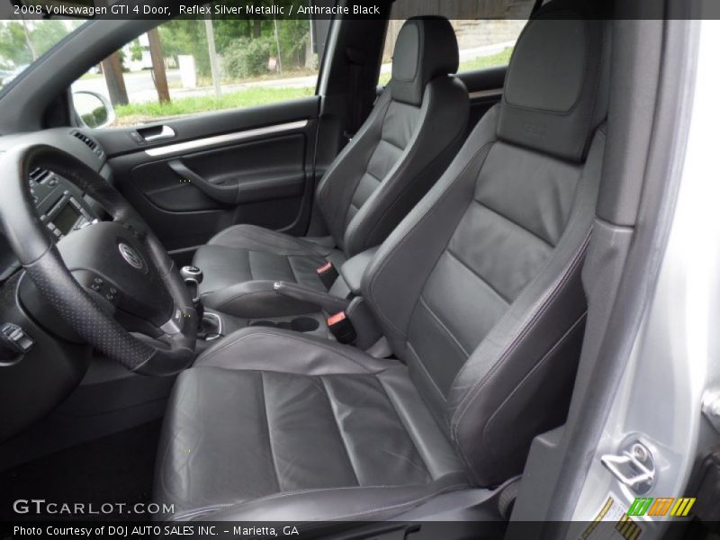 Front Seat of 2008 GTI 4 Door