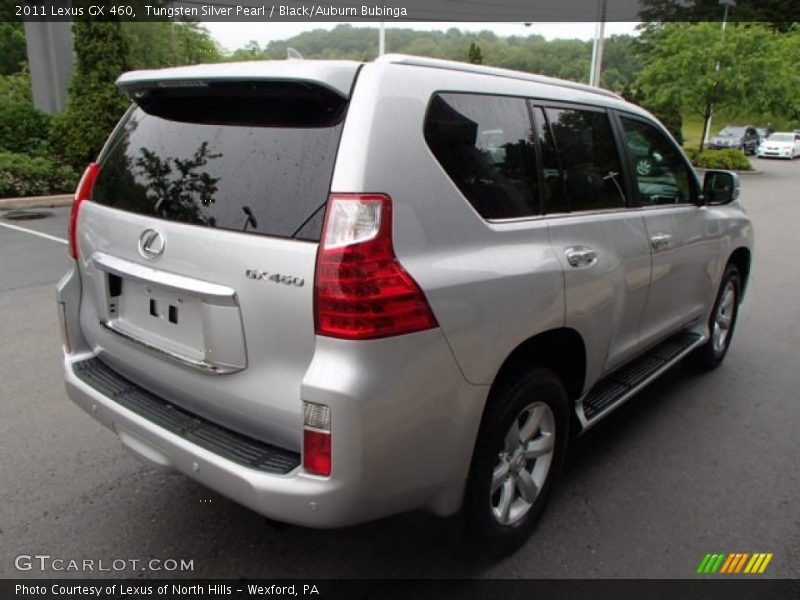 Tungsten Silver Pearl / Black/Auburn Bubinga 2011 Lexus GX 460