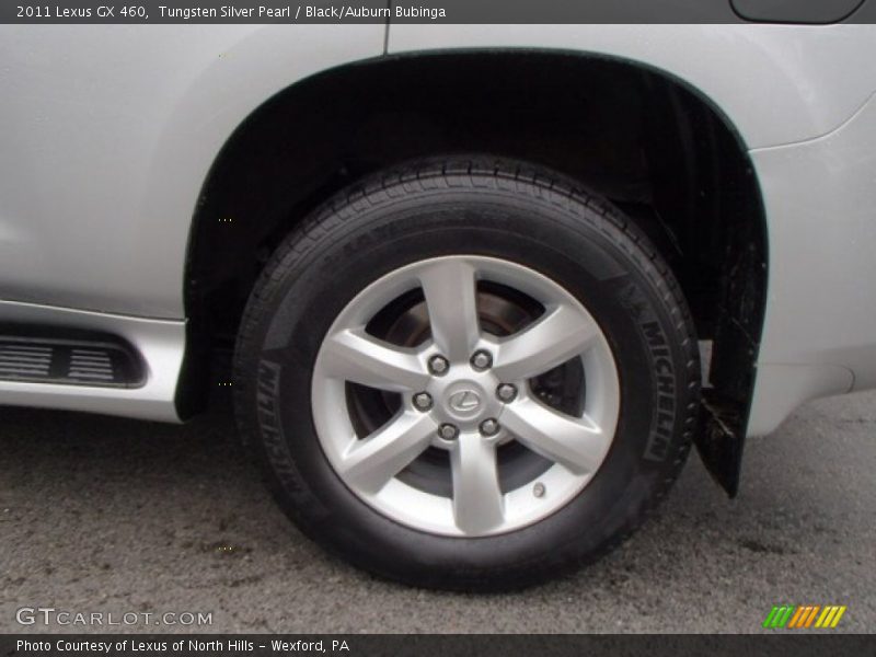 Tungsten Silver Pearl / Black/Auburn Bubinga 2011 Lexus GX 460