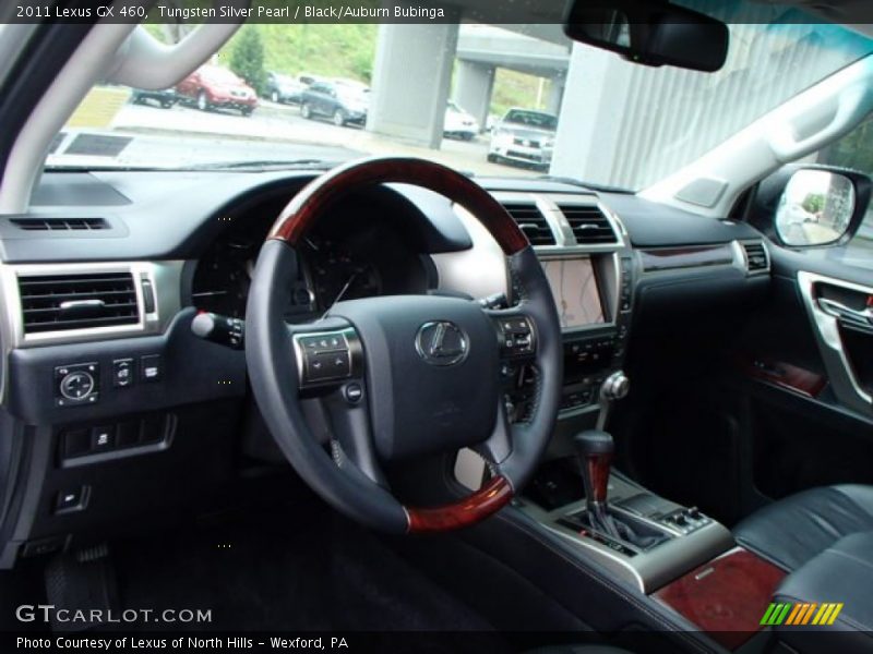 Tungsten Silver Pearl / Black/Auburn Bubinga 2011 Lexus GX 460