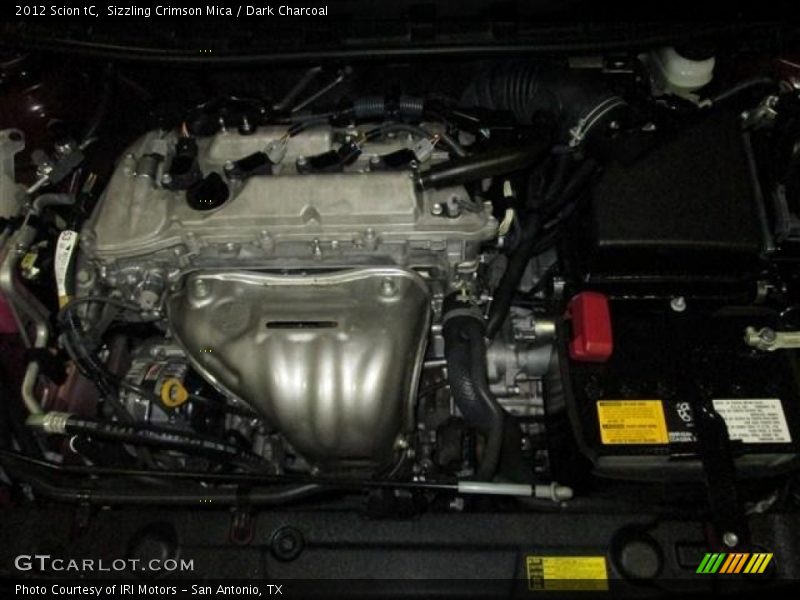 Sizzling Crimson Mica / Dark Charcoal 2012 Scion tC