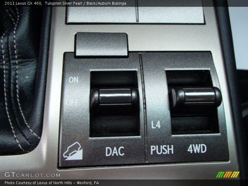 Tungsten Silver Pearl / Black/Auburn Bubinga 2011 Lexus GX 460