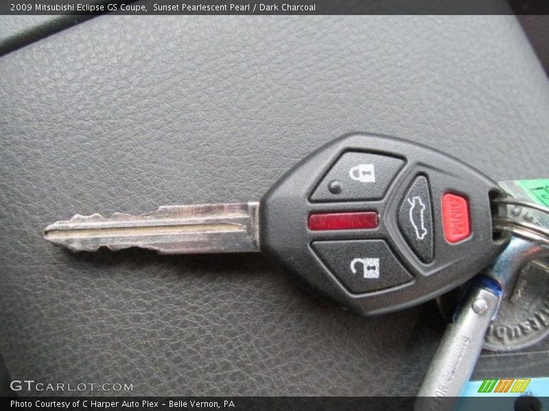 Sunset Pearlescent Pearl / Dark Charcoal 2009 Mitsubishi Eclipse GS Coupe
