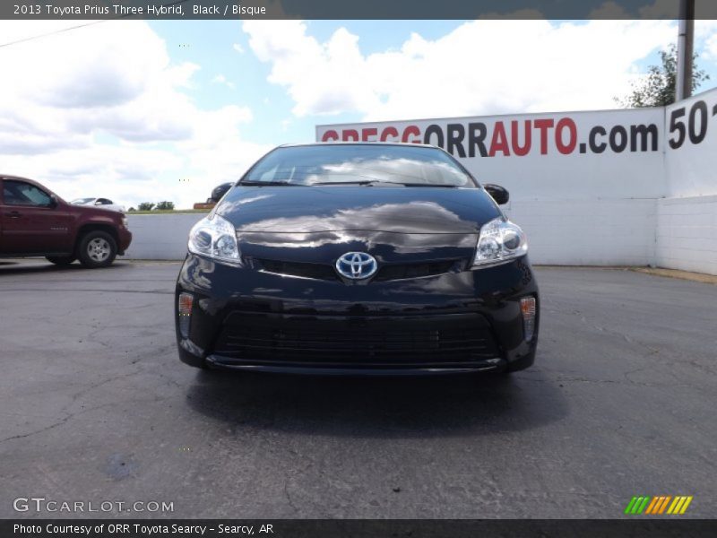 Black / Bisque 2013 Toyota Prius Three Hybrid