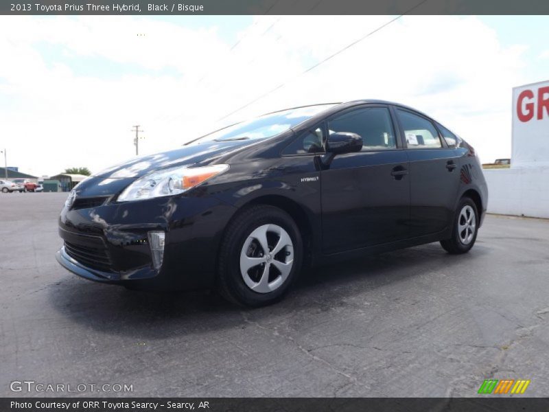 Black / Bisque 2013 Toyota Prius Three Hybrid