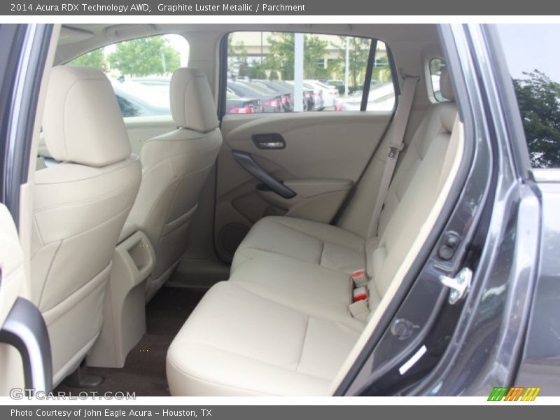 Rear Seat of 2014 RDX Technology AWD