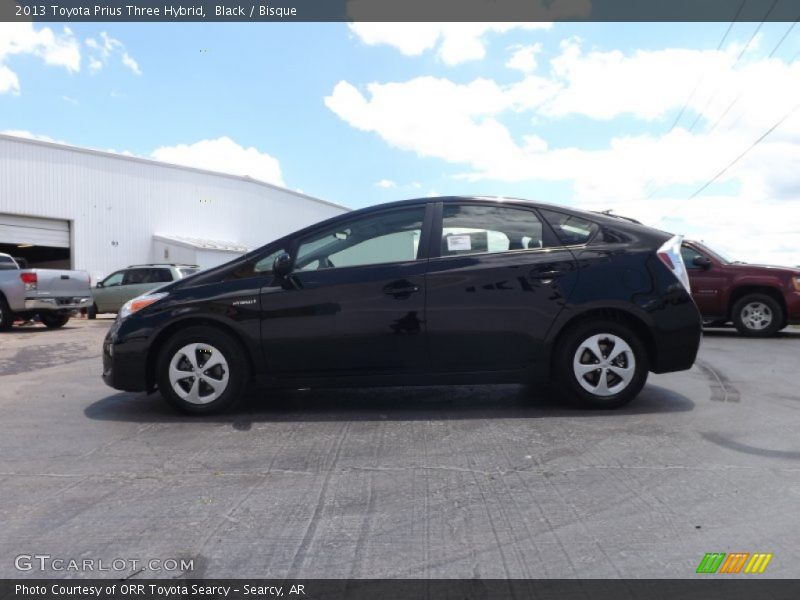 Black / Bisque 2013 Toyota Prius Three Hybrid