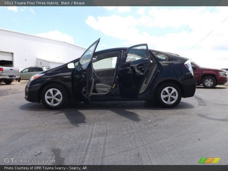 Black / Bisque 2013 Toyota Prius Three Hybrid