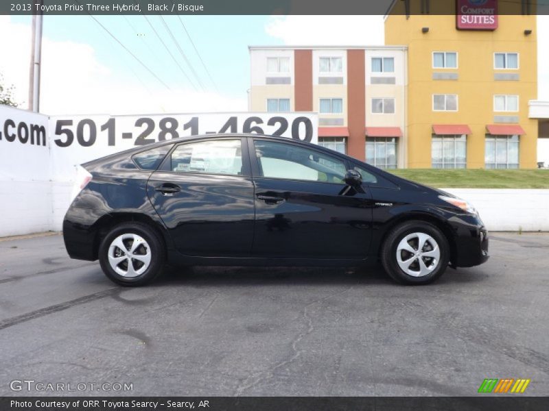 Black / Bisque 2013 Toyota Prius Three Hybrid