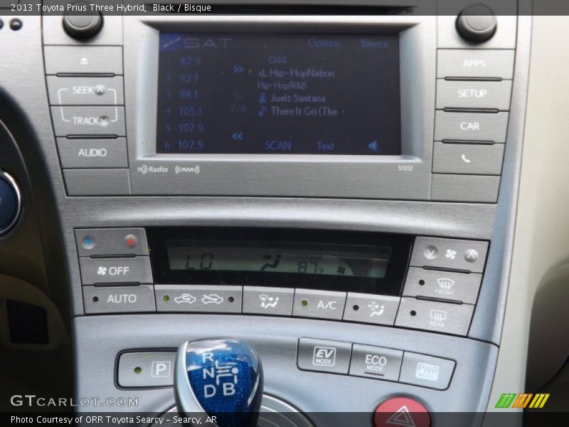 Black / Bisque 2013 Toyota Prius Three Hybrid