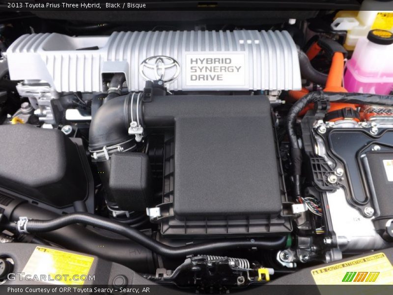 Black / Bisque 2013 Toyota Prius Three Hybrid