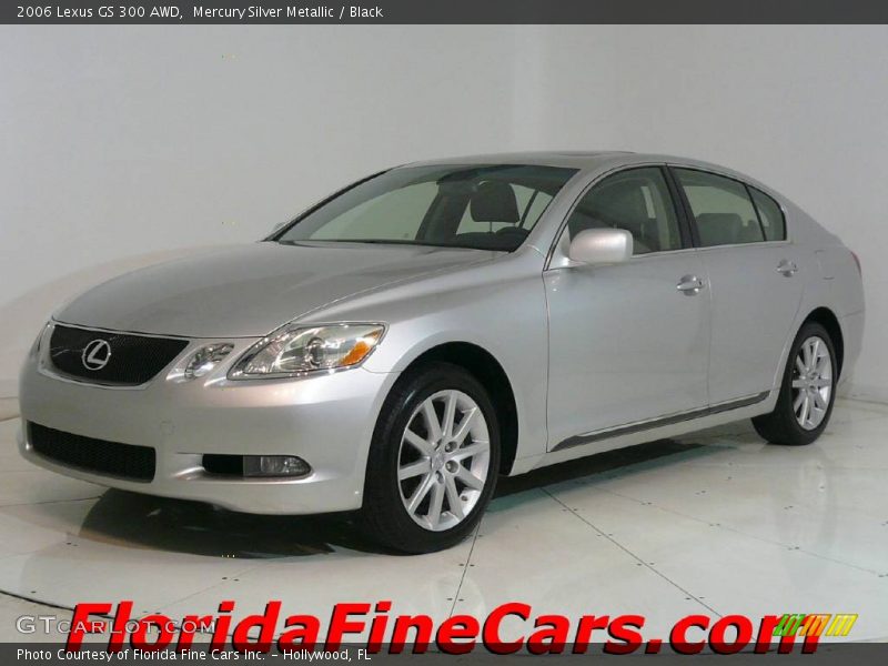 Mercury Silver Metallic / Black 2006 Lexus GS 300 AWD
