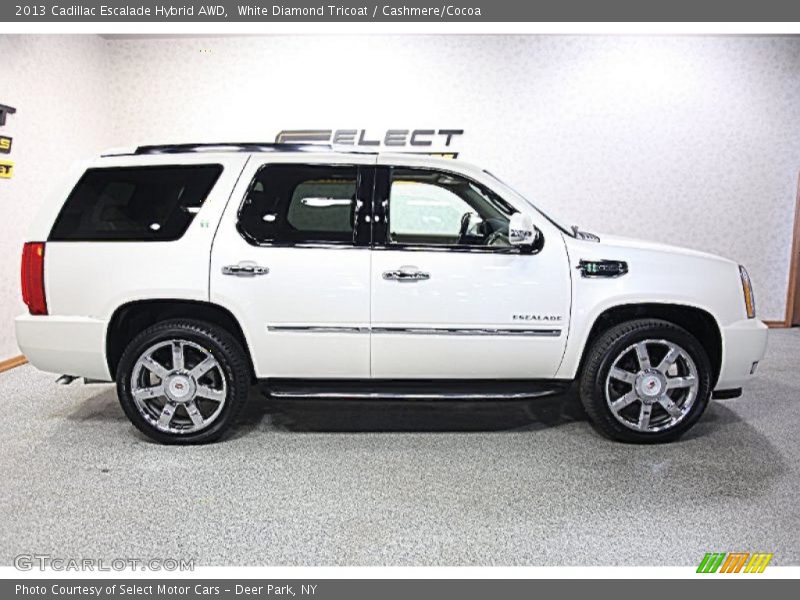  2013 Escalade Hybrid AWD White Diamond Tricoat