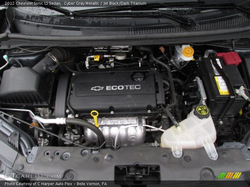 Cyber Gray Metallic / Jet Black/Dark Titanium 2012 Chevrolet Sonic LS Sedan