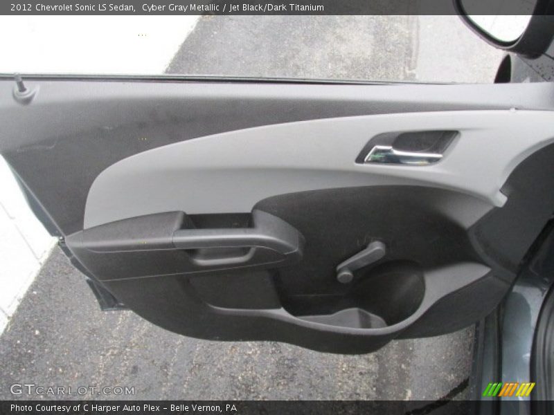 Cyber Gray Metallic / Jet Black/Dark Titanium 2012 Chevrolet Sonic LS Sedan